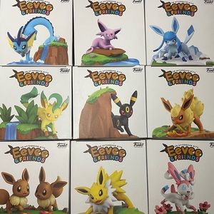 Pokemon Funko Pop An Afternoon with Eevee and Friends 9 Figured | Full Set